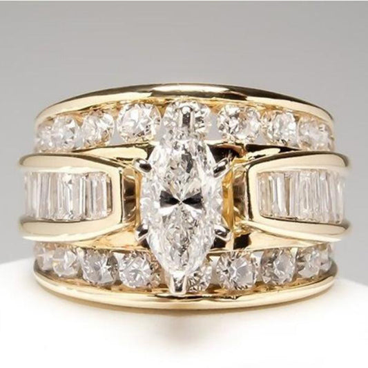 18K Multi Gold Ring for Women Natural 1 Carat Diamond with Diamond Jewelry Anillos De Bizuteria Anillos Mujer Gemstone Rings Box